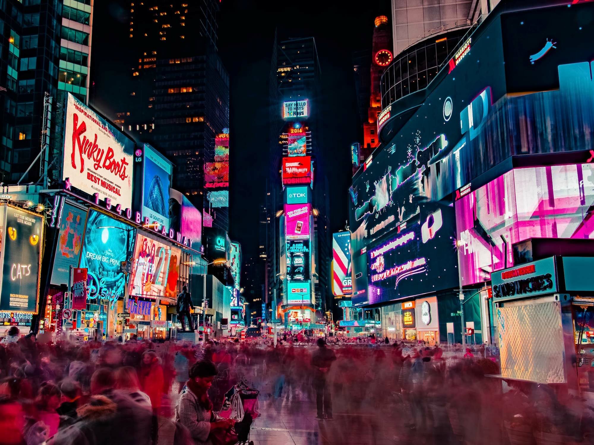 Enseignes lumineuses Time Square