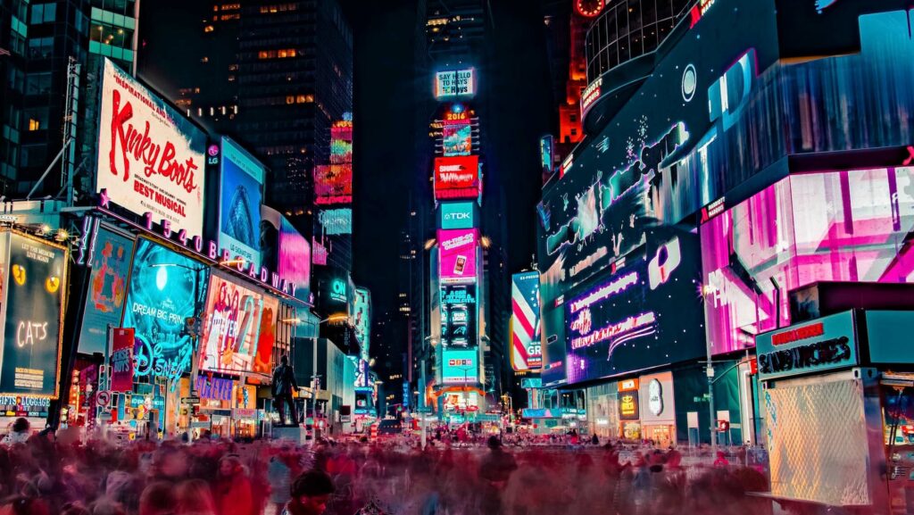 Enseignes lumineuses Time Square